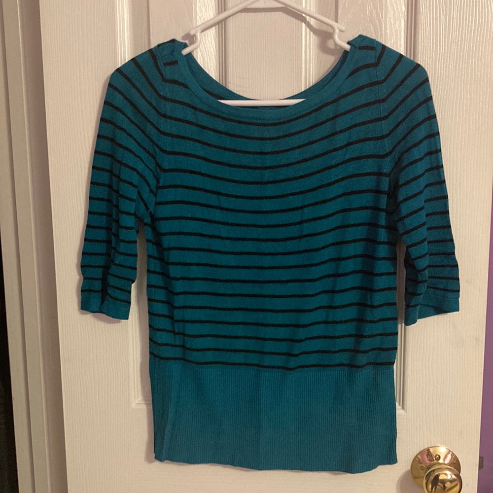White House Black Market striped sweater